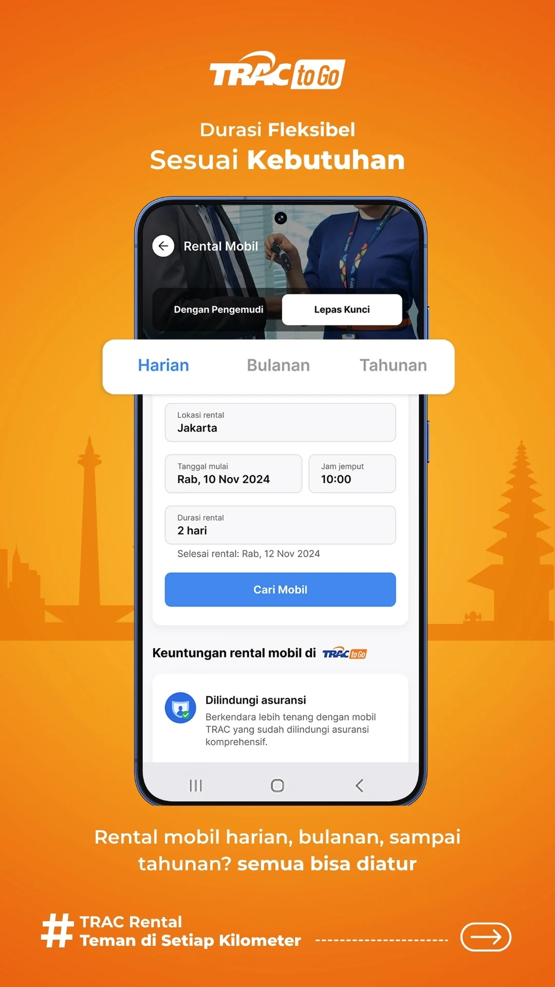 TRACtoGo: Rental Mobil & Bus screenshot