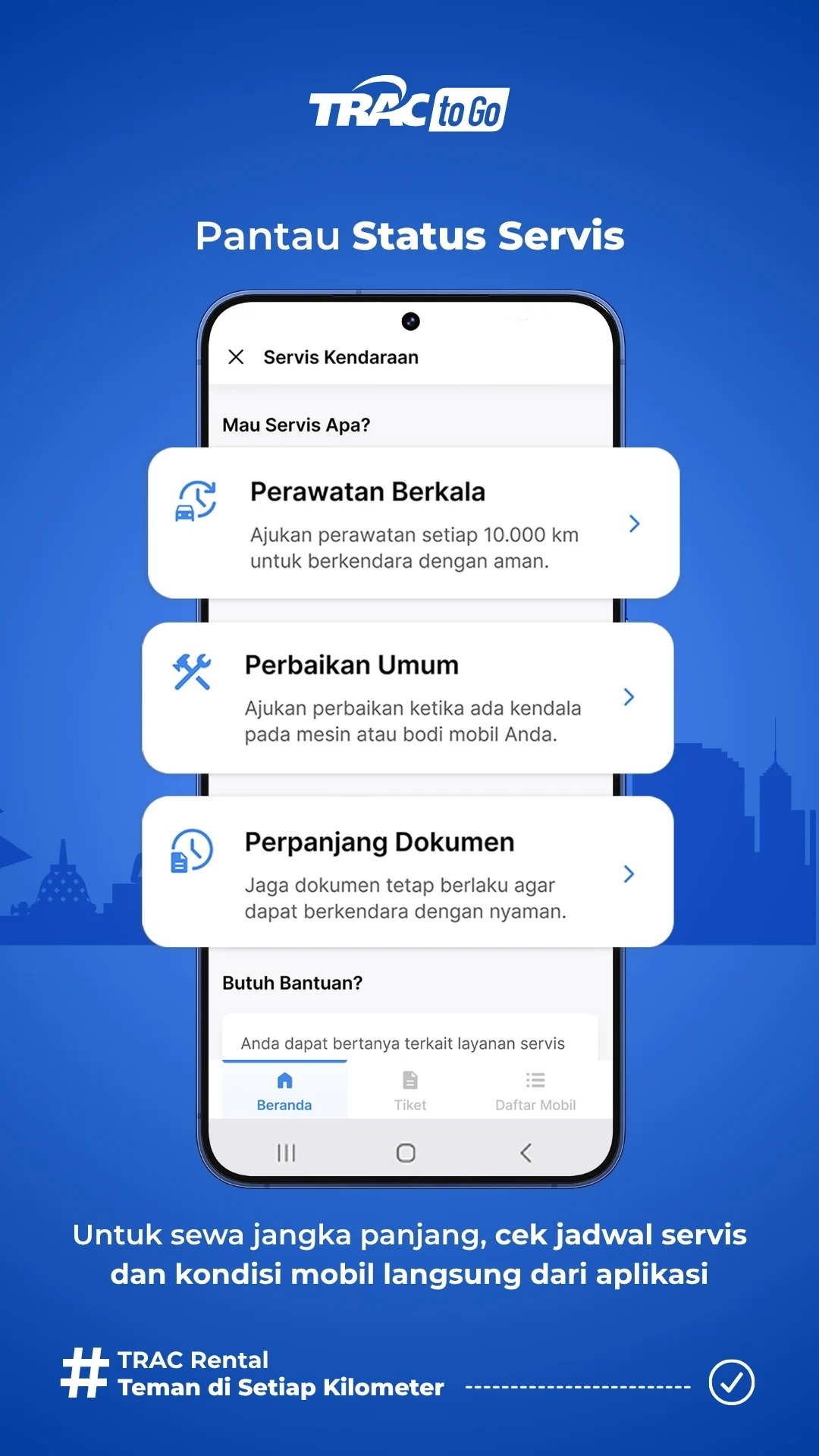 TRACtoGo: Rental Mobil & Bus screenshot